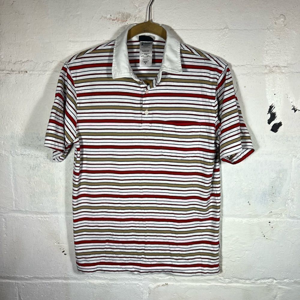 Patagonia Organic Cotton Striped Polo Shirt